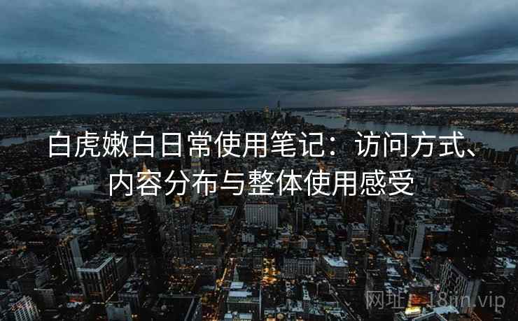 白虎嫩白日常使用笔记：访问方式、内容分布与整体使用感受