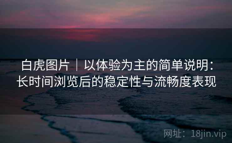 白虎图片｜以体验为主的简单说明：长时间浏览后的稳定性与流畅度表现