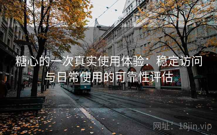 糖心的一次真实使用体验:稳定访问与日常使用的可靠性评估 糖心的一次真实使用体验:稳定访问与日常使用的可靠性评估