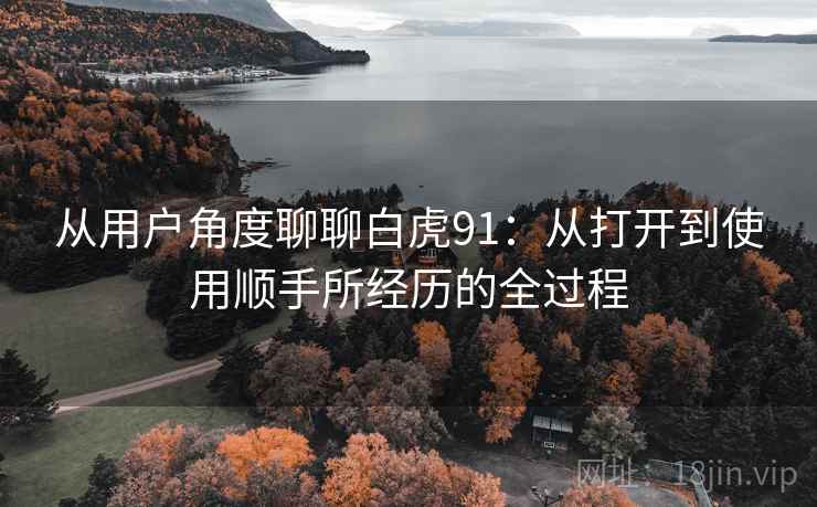 从用户角度聊聊白虎91:从打开到使用顺手所经历的全过程 从用户角度聊聊白虎91:从打开到使用顺手所经历的全过程