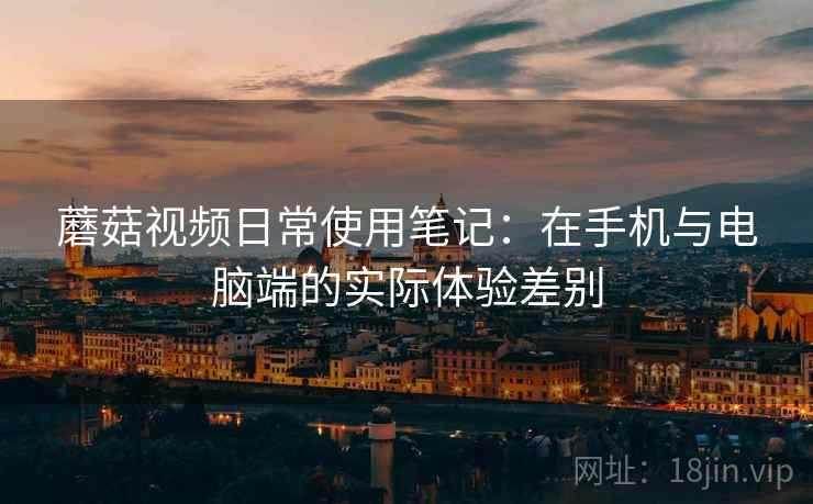 蘑菇视频日常使用笔记：在手机与电脑端的实际体验差别