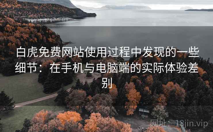 白虎免费网站使用过程中发现的一些细节：在手机与电脑端的实际体验差别